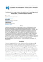 The Hidden Work of Giving: Academic Intermediaries Role in Rural, Regional, and Remote Teacher Professional Experience Placements