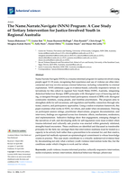 The Name.Narrate.Navigate (NNN) Program: A Case Study of Tertiary Intervention for Justice-Involved Youth in Regional Australia