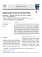 Experimental study of concrete-encased composite columns with GFRP-steel tubes filled with sea-sand concrete under cyclic loading