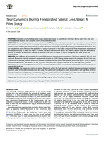 Tear Dynamics During Fenestrated Scleral Lens Wear: A Pilot Study