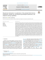 Beyond just intoxication: An exploration of the potential links between problematic cannabis use, self-reported psychological dysfunction, and subjective driving capabilities