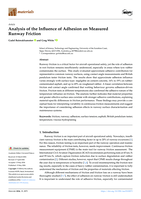 Analysis of the Influence of Adhesion on Measured Runway Friction