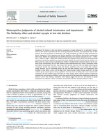 Metacognitive judgments of alcohol-related intoxication and impairment: The Mellanby effect and alcohol myopia in low-risk drinkers