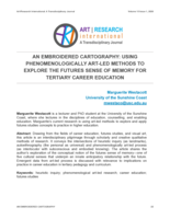 An Embroidered Cartography: Using Phenomenologically Art-Led Methods to Explore the Futures Sense of Memory for Tertiary Career Education