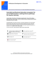 Australia’s professional education ecosystem for out-of-field teachers: seeking diverse pathways for teacher learning