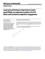 Long-term performance trajectories in classic powerlifting: an exploratory analysis of 6,524 lifters with sustained competitive engagement