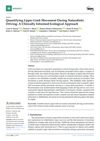 Quantifying Upper Limb Movement During Naturalistic Driving: A Clinically Informed Ecological Approach