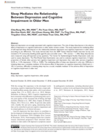 Sleep Mediates the Relationship Between Depression and Cognitive Impairment in Older Men