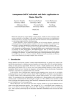 Anonymous Self-Credentials and their Application to Single-Sign-On