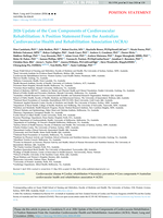 2026 Update of the Core Components of Cardiovascular Rehabilitation: A Position Statement from the Australian Cardiovascular Health and Rehabilitation Association (ACRA)