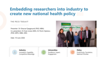Embedding researchers into industry to create new national health policy