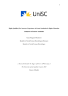 Highly Qualified, Yet Insecure: Experiences of Casual Academics in Higher Education Compared to Tenured Academics