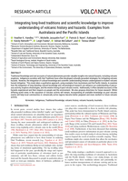 Integrating long-lived traditions and scientific knowledge to improve understanding of volcanic history and hazards