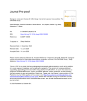 Caregiver voices and choices for infant sleep interventions across five countries: The OPTIONS Study