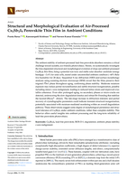 Structural and Morphological Evaluation of Air-Processed Cs3Sb2I9 Perovskite Thin Film in Ambient Conditions