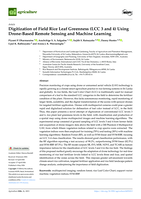 Digitization of Field Rice Leaf Greenness (LCC 3 and 4) Using Drone-Based Remote Sensing and Machine Learning