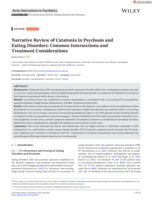 Narrative Review of Catatonia in Psychosis and Eating Disorders: Common Intersections and Treatment Considerations