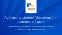 Addressing student 'disconnect' in a connected world: Activating engagement and learning through smart-enabled technology