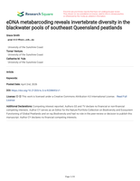 eDNA metabarcoding reveals invertebrate diversity in the blackwater pools of southeast Queensland peatlands