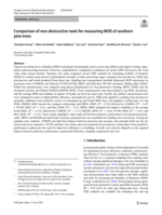 Comparison of non-destructive tools for measuring MOE of southern pine trees