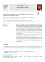 A systematic scoping review of indigenous-specific research evidence on child sexual abuse