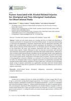 Factors Associated with Alcohol-Related Injuries for Aboriginal and Non-Aboriginal Australians: An Observational Study