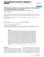 Perceptions of substance use, treatment options and training needs among Iranian primary care physicians