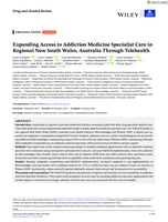 Expanding Access to Addiction Medicine Specialist Care in Regional New South Wales, Australia Through Telehealth