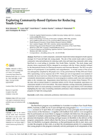 Exploring Community-Based Options for Reducing Youth Crime