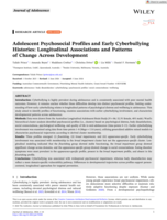 Adolescent Psychosocial Profiles and Early Cyberbullying Histories: Longitudinal Associations and Patterns of Change Across Development