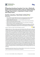 Integrating Smoking Cessation Care into a Medically Supervised Injecting Facility Using an Organizational Change Intervention: A Qualitative Study of Staff and Client Views