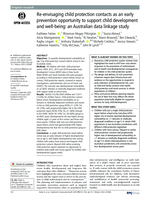 Re-envisaging child protection contacts as an early prevention opportunity to support child development and well-being: an Australian data linkage study