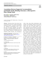 Associations Between Supported Accommodation and Health and Re-offending Outcomes: a Retrospective Data Linkage Study