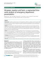 Alcopops, taxation and harm: a segmented time series analysis of emergency department presentations