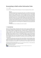 Sensemaking in Multi-artefact Information Tasks