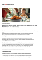 Mealtimes can be tough when your child is autistic or has ADHD. Here are 5 tips to try
