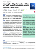 Evaluating the utility of circulating cell-free DNA in the context of endometrial cancer: a systematic scoping review