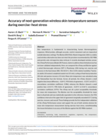Accuracy of next-generation wireless skin temperature sensors during exercise-heat stress