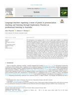 Language teachers regaining a sense of praxis in pronunciation teaching and learning through Exploratory Practice as professional learning in Australia