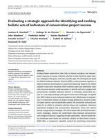 Evaluating a strategic approach for identifying and ranking holistic sets of indicators of conservation project success