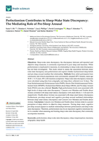 Perfectionism Contributes to Sleep-Wake State Discrepancy: The Mediating Role of Pre-Sleep Arousal