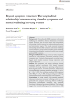 Beyond symptom reduction: The longitudinal relationship between eating disorder symptoms and mental wellbeing in young women