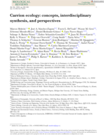 Carrion ecology: concepts, interdisciplinary synthesis, and perspectives