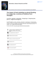 The impact of land subsiding on pluvial flooding in a mega-city: a century of evidence from Shanghai