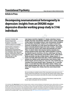 Decomposing neuroanatomical heterogeneity in depression: insights from an ENIGMA major depressive disorder working group study in 5146 individuals
