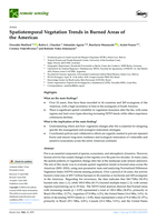 Spatiotemporal Vegetation Trends in Burned Areas of the Americas