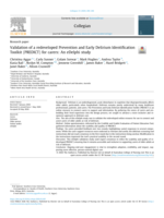 Validation of a redeveloped Prevention and Early Delirium Identification Toolkit (PREDICT) for carers: An eDelphi study