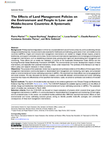 The Effects of Land Management Policies on the Environment and People in Low- and Middle-Income Countries: A Systematic Review