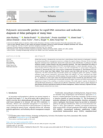 Polymeric microneedle patches for rapid DNA extraction and molecular diagnosis of foliar pathogens of mung bean