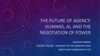 The Future of Agency: Humans, AI, and the Negotiation of Power